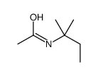 N-(1,1-二甲基丙基)乙酰胺 结构式