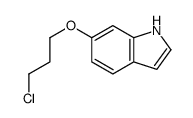 6-(3-氯丙氧基)-1H-吲哚 结构式