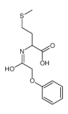 4-甲基硫代-2-[(苯氧基乙酰基)氨基]丁酸 结构式