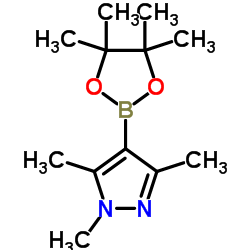 1,3,5-三甲基-4-(4,4,5,5-四甲基-1,3,2-二氧硼烷-2-基)-1H-吡唑 结构式
