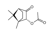 3-乙酰氧基-4,7,7-三甲基双环[2.2.1]庚-2-酮 (1R,3S,4S)- 结构式