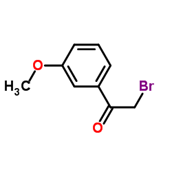 2-溴-3‘-甲氧基苯乙酮 结构式