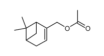 (6,6-dimethylbicyclo[3.1.1]hept-2-en-2-yl)methyl acetate 结构式