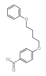 1-硝基-4-(4-苯氧基丁氧基)苯 结构式