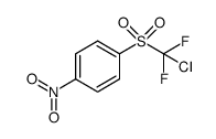 1-[(氯二氟甲基)磺酰基]-4-硝基苯 结构式