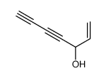 1-Heptene-4,6-diyn-3-ol 结构式