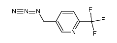 5-(叠氮甲基)-2-(三氟甲基)吡啶 结构式