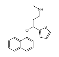 度洛西汀 结构式