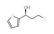 (S)-3-氯-1-(噻吩-2-基)丙烷-1-醇 结构式