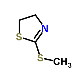 2-(甲基巯基)-2-噻唑啉 结构式