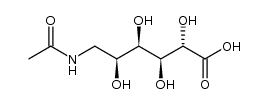 6-乙酰氨基古洛糖酸 结构式