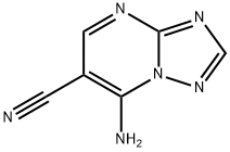 7-氨基-[1,2,4]三唑并[1,5-a]嘧啶-6-腈 结构式