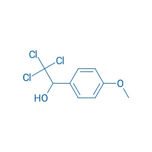 2,2,2-三氯-1-(4-甲氧基苯基)乙醇 结构式