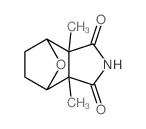 六氢-3a,7a-二甲基-4,7-环氧-1H-异吲哚-1,3(2H)-二酮 结构式