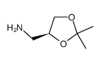 (S)-(2,2-二甲基-1,3-二氧戊环-4-基)甲胺 结构式
