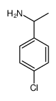 1-(4-氯苯基)乙胺 结构式