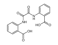 2,2'-[(1,2-二氧代-1,2-乙二基)二亚氨基]二苯甲酸 结构式