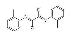Ethanediimidoyl dichloride, bis(2-methylphenyl)- 结构式