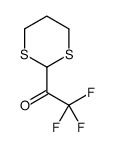 1-(1,3-二噻烷-2-基)-2,2,2-三氟乙烷酮 结构式