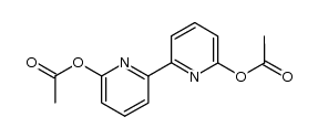 6,6'-二乙酰氧基-2,2'-联吡啶 结构式