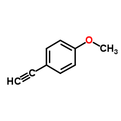 4-乙炔基苯甲醚 结构式