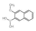 3-甲氧基萘-2-硼酸 结构式