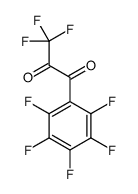 3,3,3-三氟-1-(2,3,4,5,6-五氟苯基)丙烷-1,2-二酮 结构式