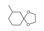 1,4-Dioxaspiro[4.5]decane, 7-methyl- 结构式