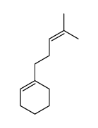 1-(4-甲基-3-戊烯基)环己烯 结构式