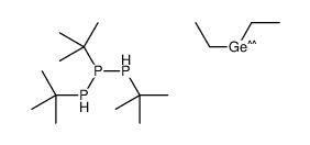 Triphosphagermetane, 1,2,3-tris(1,1-dimethylethyl)-4,4-diethyl- 结构式