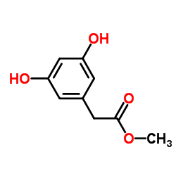 3,5-二羟基苯乙酸甲酯 结构式