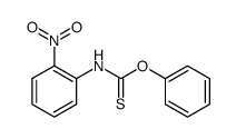 N-(2-硝基苯基)硫代氨基甲酸 O-苯酯 结构式