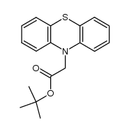 2-(10-吩噻嗪基)乙酸叔丁酯 结构式