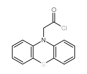 10H-吩噻嗪-10-乙酰基氯化物 结构式