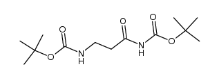 di-tert-butyl propionyldicarbamate 结构式