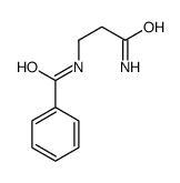 N-(3-氨基-3-氧代丙基)苯甲酰胺 结构式