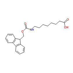 N-Fmoc-8-氨基辛酸 结构式