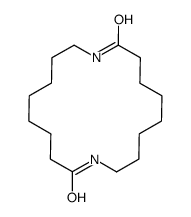 1,10-二氮杂环十八烷-2,11-二酮 结构式