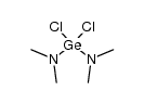 1,1-二氯-N,N,N',N'-四甲基二氨基锗烷 结构式