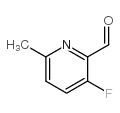 3-氟-6-甲基-2-吡啶甲醛 结构式