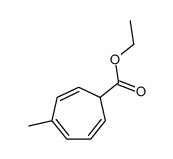 4甲基-2,4,6环庚三烯-1羧酸乙酯 结构式