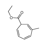 3甲基-2,4,6-环庚三烯-1-羧酸乙酯 结构式