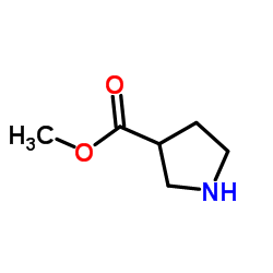 3-吡咯烷甲酸甲酯 结构式