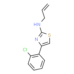 N-烯丙基-4-(2-氯苯基)噻唑-2-胺 结构式