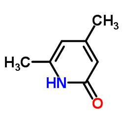 4,6-二甲基-2-羟基吡啶 结构式