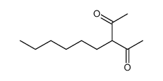 3-己基-2,4-戊二酮 结构式