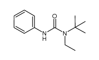 1-叔丁基-1-乙基-3-苯基脲 结构式