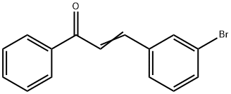 3-(3-溴苯基)-1-苯基-2-丙烯-1-酮 结构式