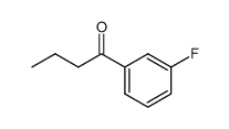 1-(3-氟苯基)-1-丁酮 结构式