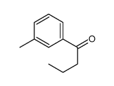 1-(3-甲基苯基)-1-丁酮 结构式
